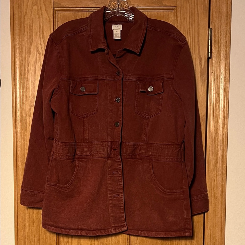 VINTAGE J.Jill Structured Denim Jacket